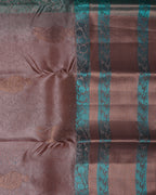Dark Keva Pure Silk Fancy Saree with Multi-Color Border