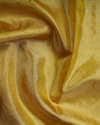 Gold Pure Zari Tissue Silk Saree – Silver-Gold Floral Brocade Weave