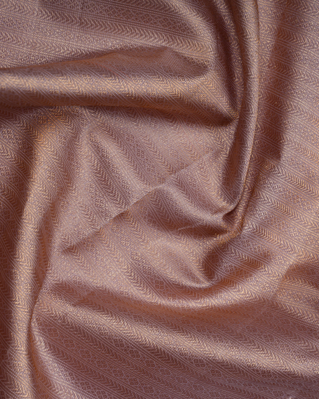 Orange & Grey Tissue Silk Saree with Box Annam Design and 2G Gold Zari