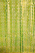 Alli Pista Tissue Fancy Kanchipuram Pure Silk Saree