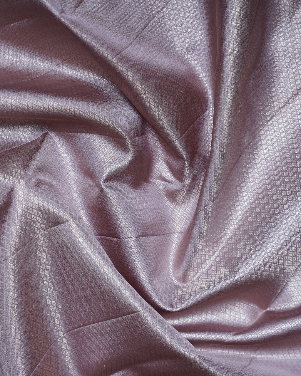Light Baby Pink Pure Silk Saree with Dove Grey Border