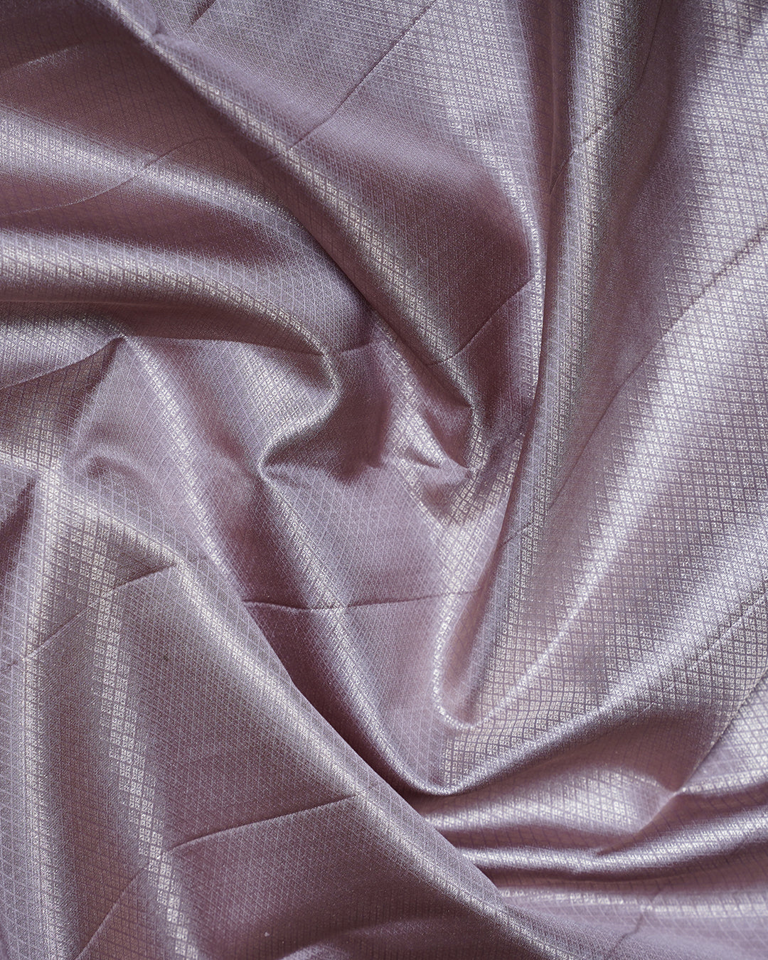 Light Baby Pink Pure Silk Saree with Dove Grey Border