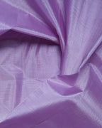 Emerald Green Pure Silk Saree with Lavender Border