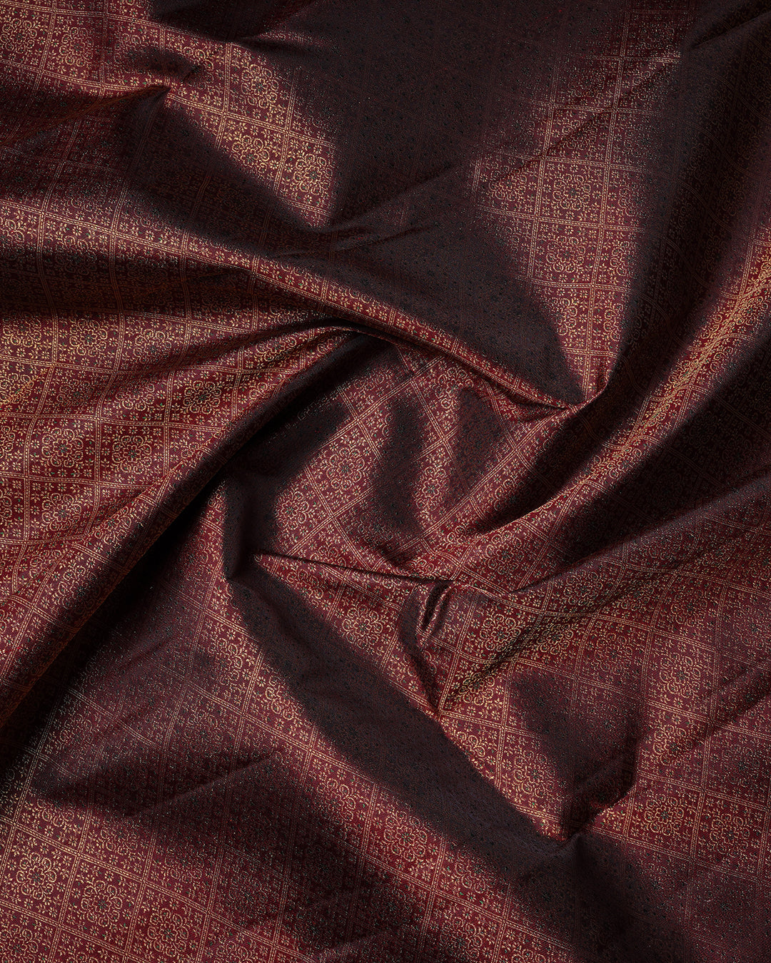 Golden Yellow Pure Silk Saree with Carrot Contrast Border