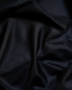 Gray Pure Silk Saree with Red & Black Double Colour Border