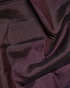 Light Coffee Pure Silk Saree with V. Paakku Border
