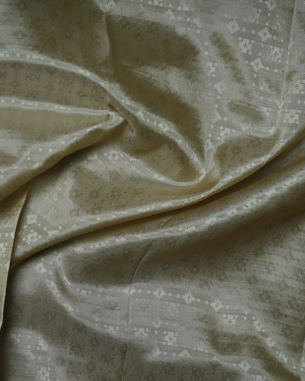 Light Sukku Pure Silk Saree with Rexona Semi Contrast Border
