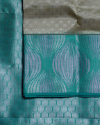 Light Sukku Pure Silk Saree with Rexona Semi Contrast Border