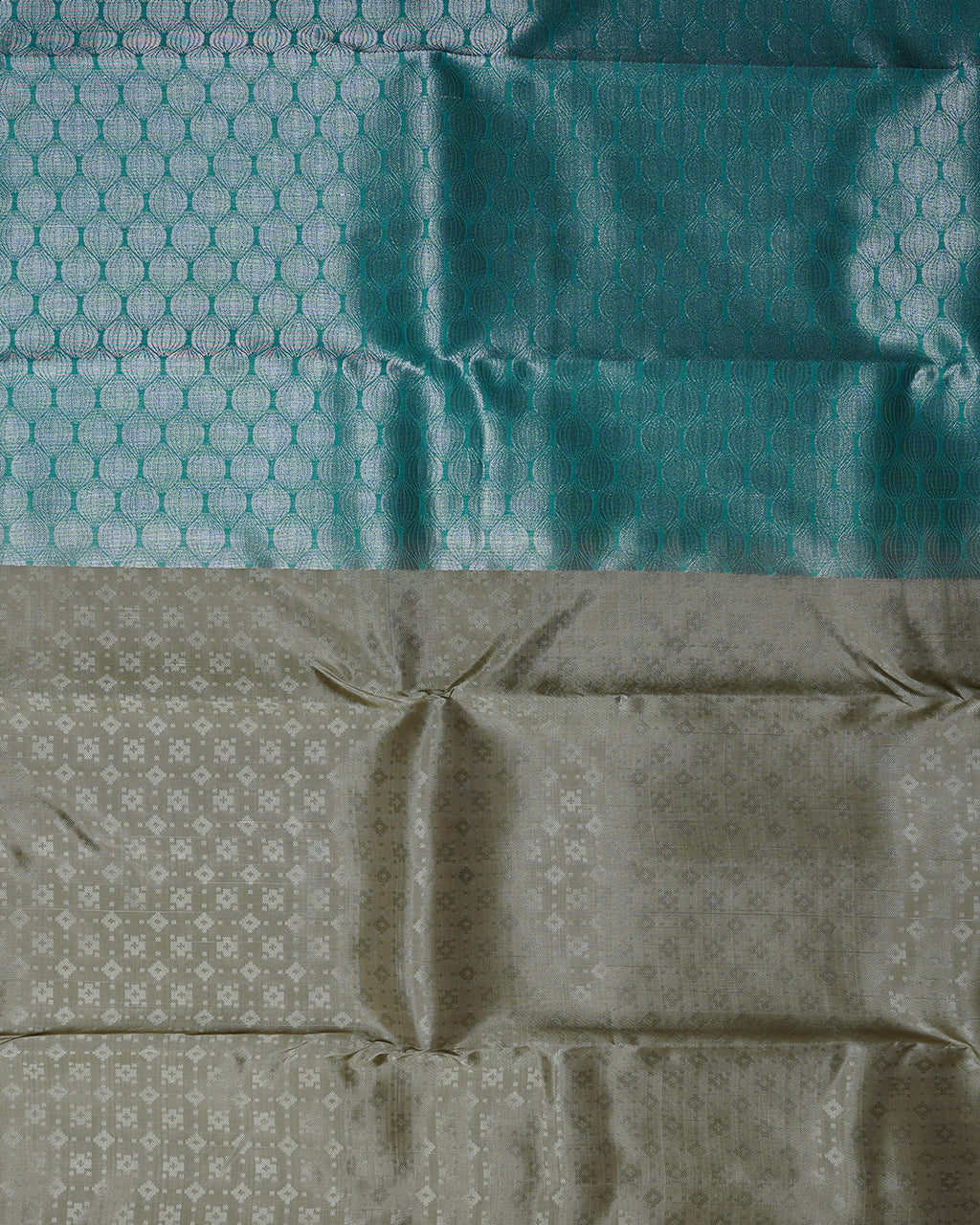 Light Sukku Pure Silk Saree with Rexona Semi Contrast Border
