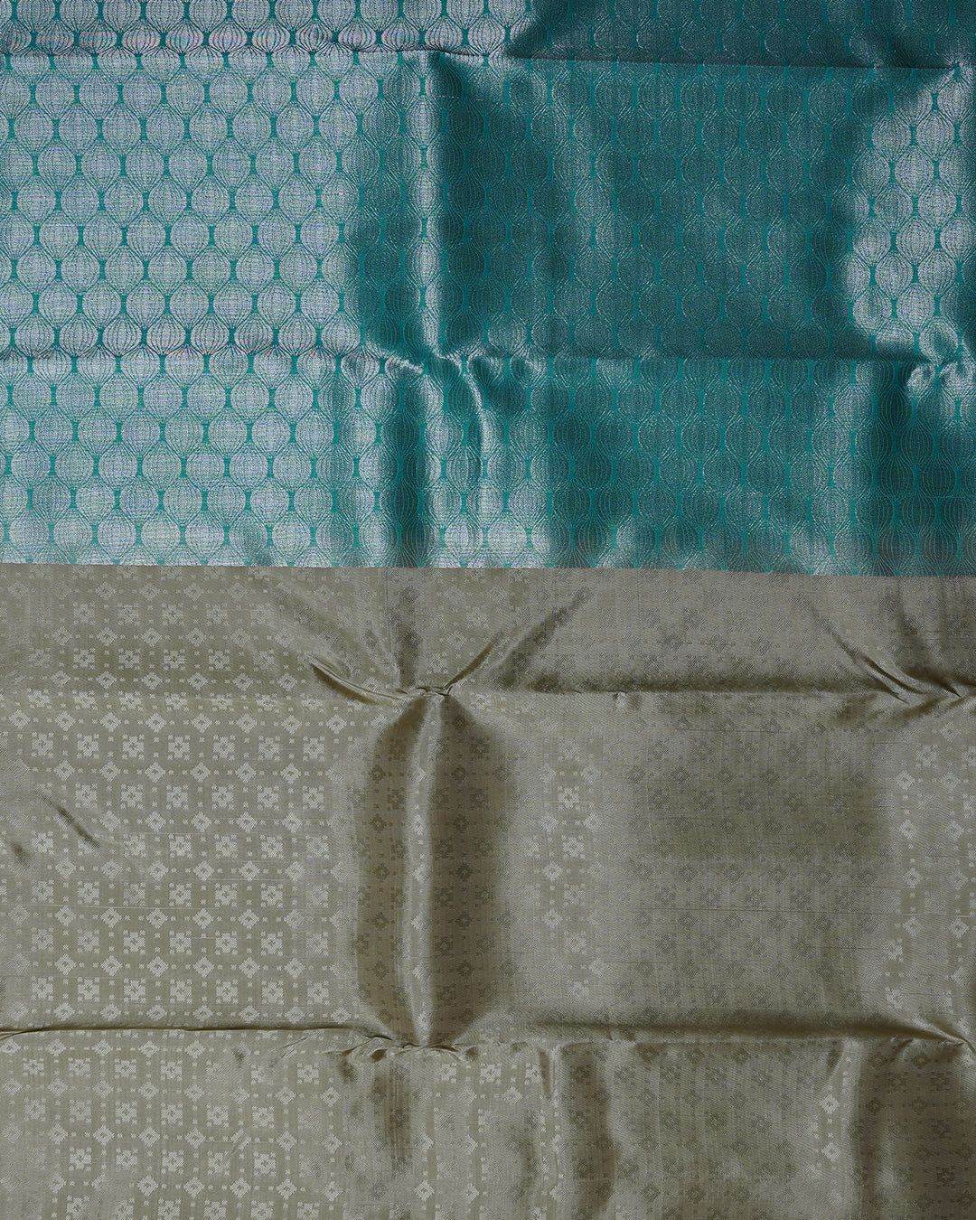 Light Sukku Pure Silk Saree with Rexona Semi Contrast Border