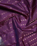 Majantha Kattam Butta Semi Contrast Pure Silk Saree