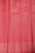 Maroon Kanchipuram Pure Silk Saree with Diamond Design and Self Border
