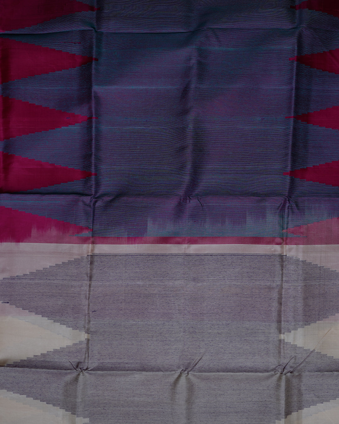 Multi Colour Rekku Design Soft Silk Pure Silk Saree