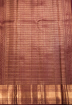 Paakku Colour Kanchipuram Pure Silk Saree with Jimikki Design and Self Traditional Border