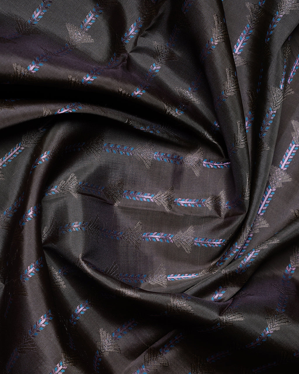 Paaku Pure Silk Saree with Rexona Semi Contrast Border