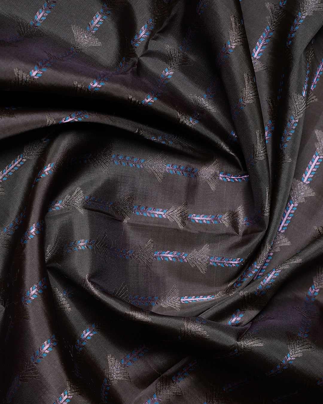 Paaku Pure Silk Saree with Rexona Semi Contrast Border