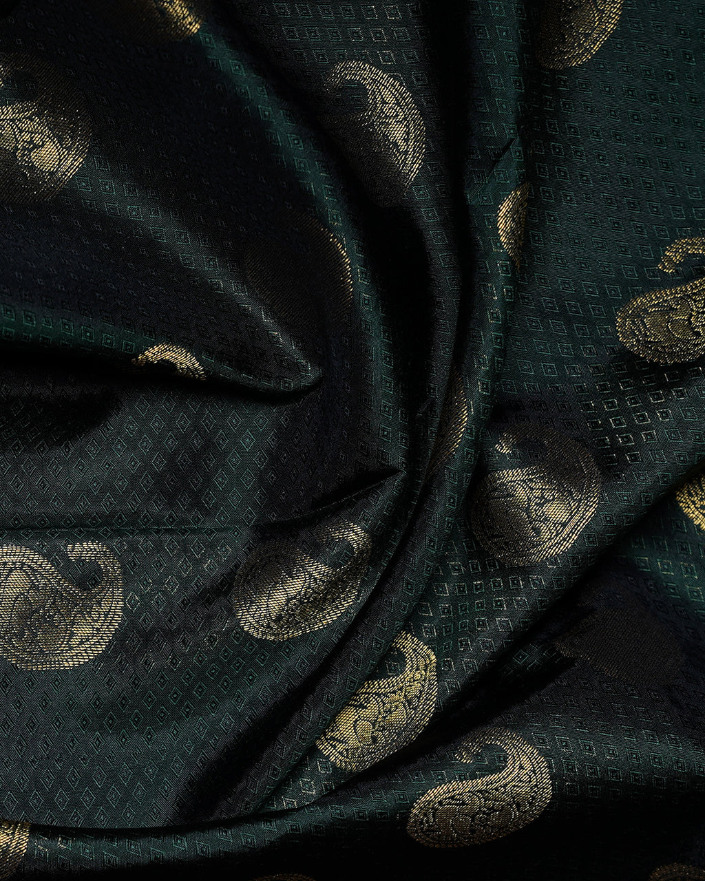 Pachai Green Korvai Pure Silk Saree - Manga Butta