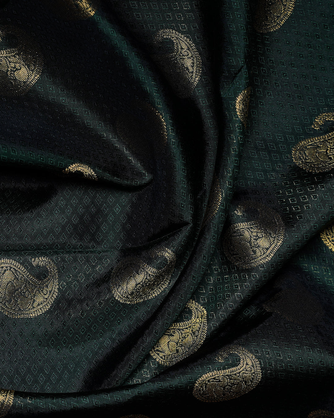 Pachai Green Korvai Pure Silk Saree - Manga Butta