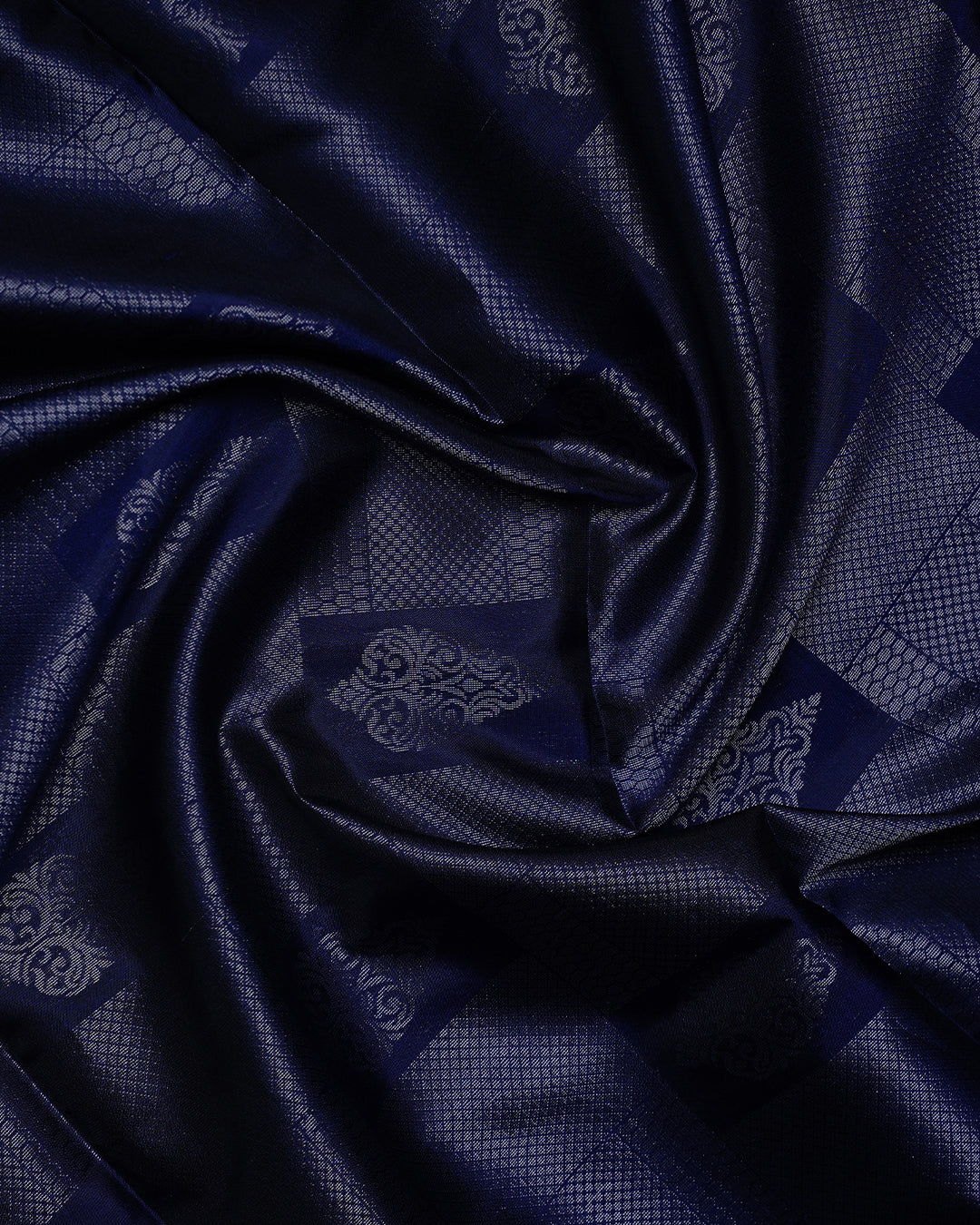 Pink Diamond Butta Semi Contrast Pure Silk Saree
