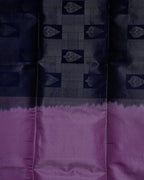 Pink Diamond Butta Semi Contrast Pure Silk Saree