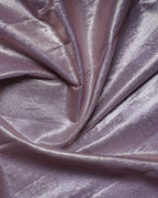 Silver Lavender Pure Silk Saree with Deep Red Border