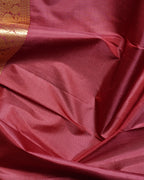 Traditional Maroon Pure Silk Saree with Butta Design