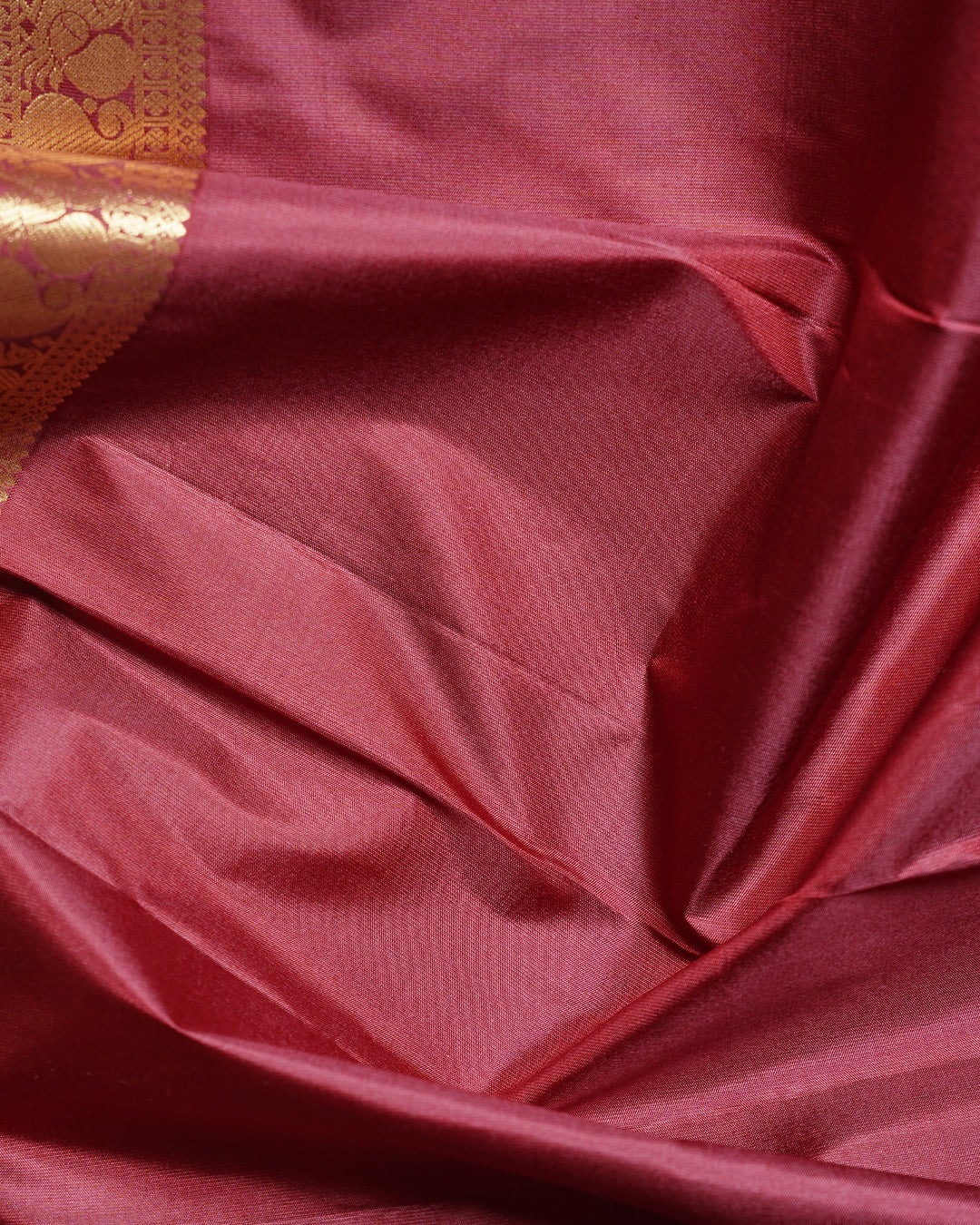 Traditional Maroon Pure Silk Saree with Butta Design
