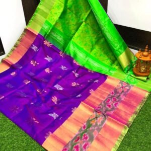 Uppada Saree with Pochampally Border