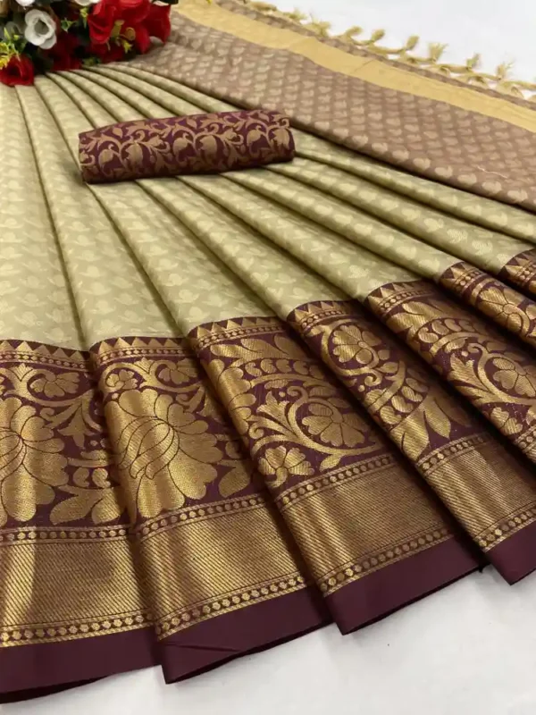 Kanjivaram Silk Blend Saree